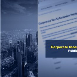 Corporate Income Tax (CIT) – Public Consultation